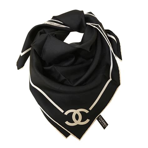 chanel black shawl|chanel scarf for women.